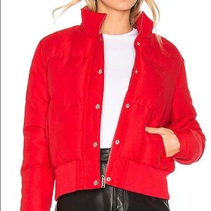 Red Superdown Puff jacket